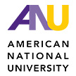 American National University logo